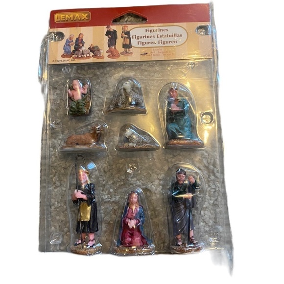 Lemax Nativity Figure Set NEW Jesus Mary Joseph Animals Christmas Village Decor - Picture 1 of 5